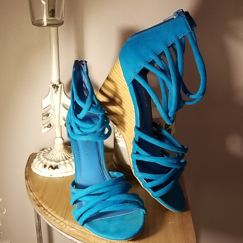 Cute Strappy Wedges Heels